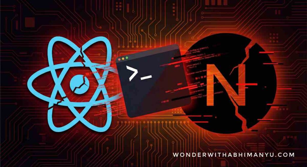 React2Shell Vulnerability: React और Next.js पर हुआ अब तक का सबसे खतरनाक Cyber Attack 2 React2Shell vulnerability exposes a critical security flaw allowing remote code execution through unsafe React integrations. Learn risks and protection steps.