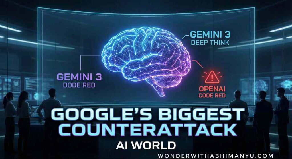 Google Gemini 3 Deep Think: Google’s biggest counterattack in the world of AI and OpenAI’s “Code Red” 1 Google Gemini 3 Deep Think delivers advanced reasoning, faster performance, and powerful AI capabilities, marking a major leap in Google’s next-gen AI evolution.