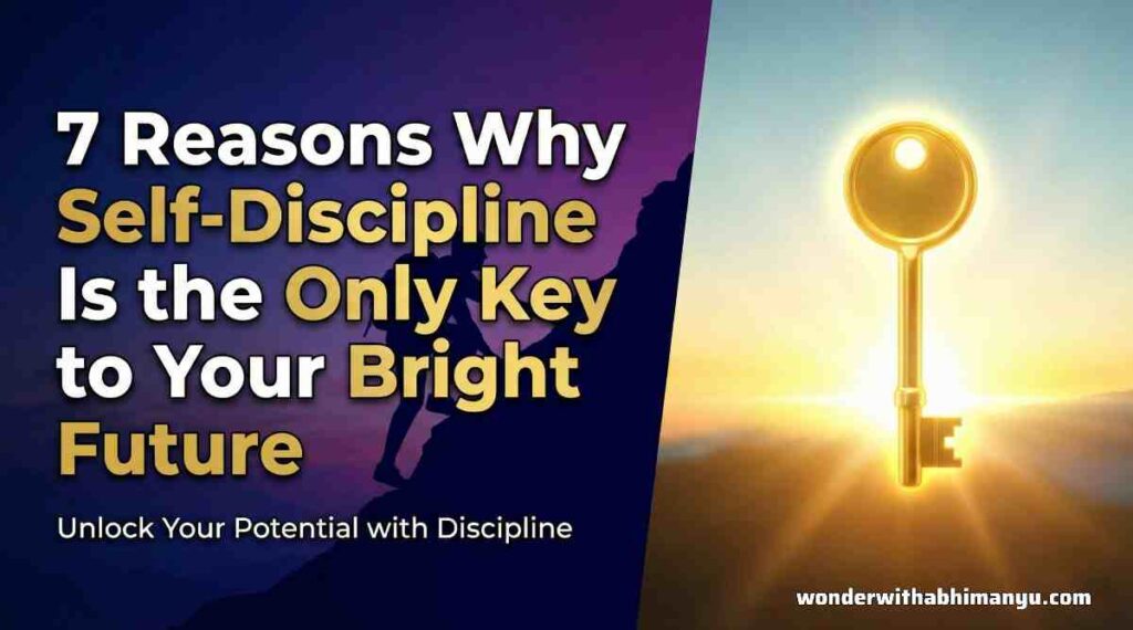 7 Reasons Why Self-Discipline Is the Only Key to Your Bright Future 1 7 Reasons Why Self-Discipline Is the Only Key to Your Bright Future — discover how habits, focus, and consistency shape success and long-term growth.